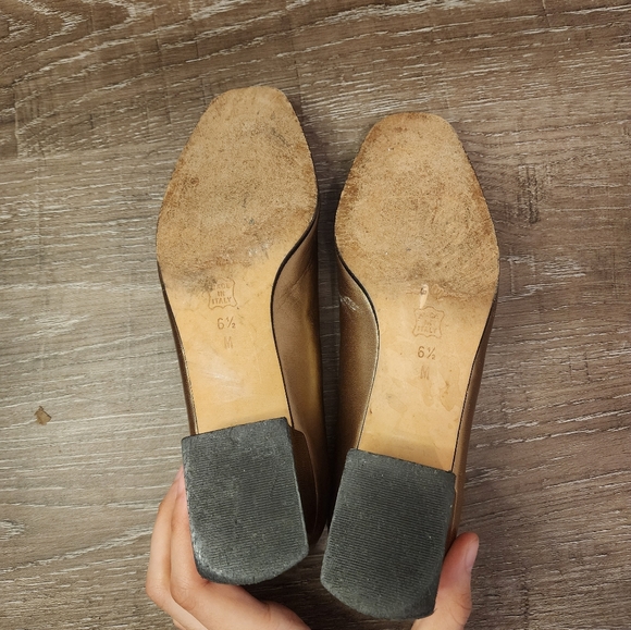 Sesto Meucci Womens 1.5” Block Heel Pumps Size 9M Made in Italy Size 9 - Picture 5 of 7